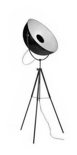 Spotlight Floor Lamp with Black Tripod Base.